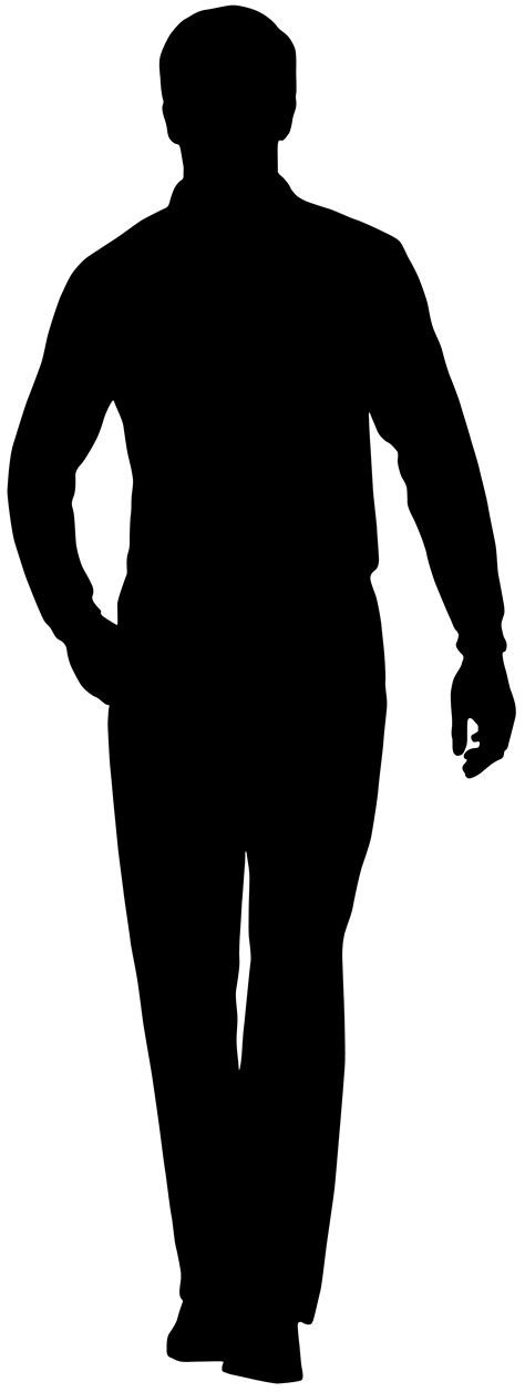 male silhouette